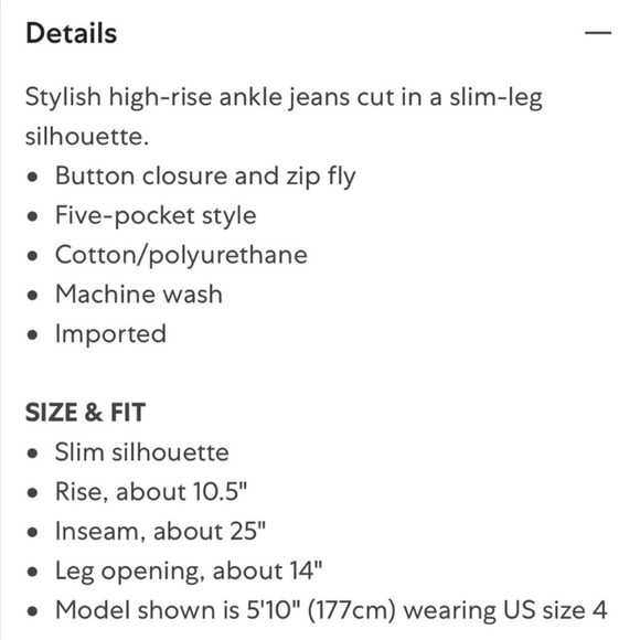 NEW Rag and Bone high rise ankle slim jeans - Picture 2 of 5